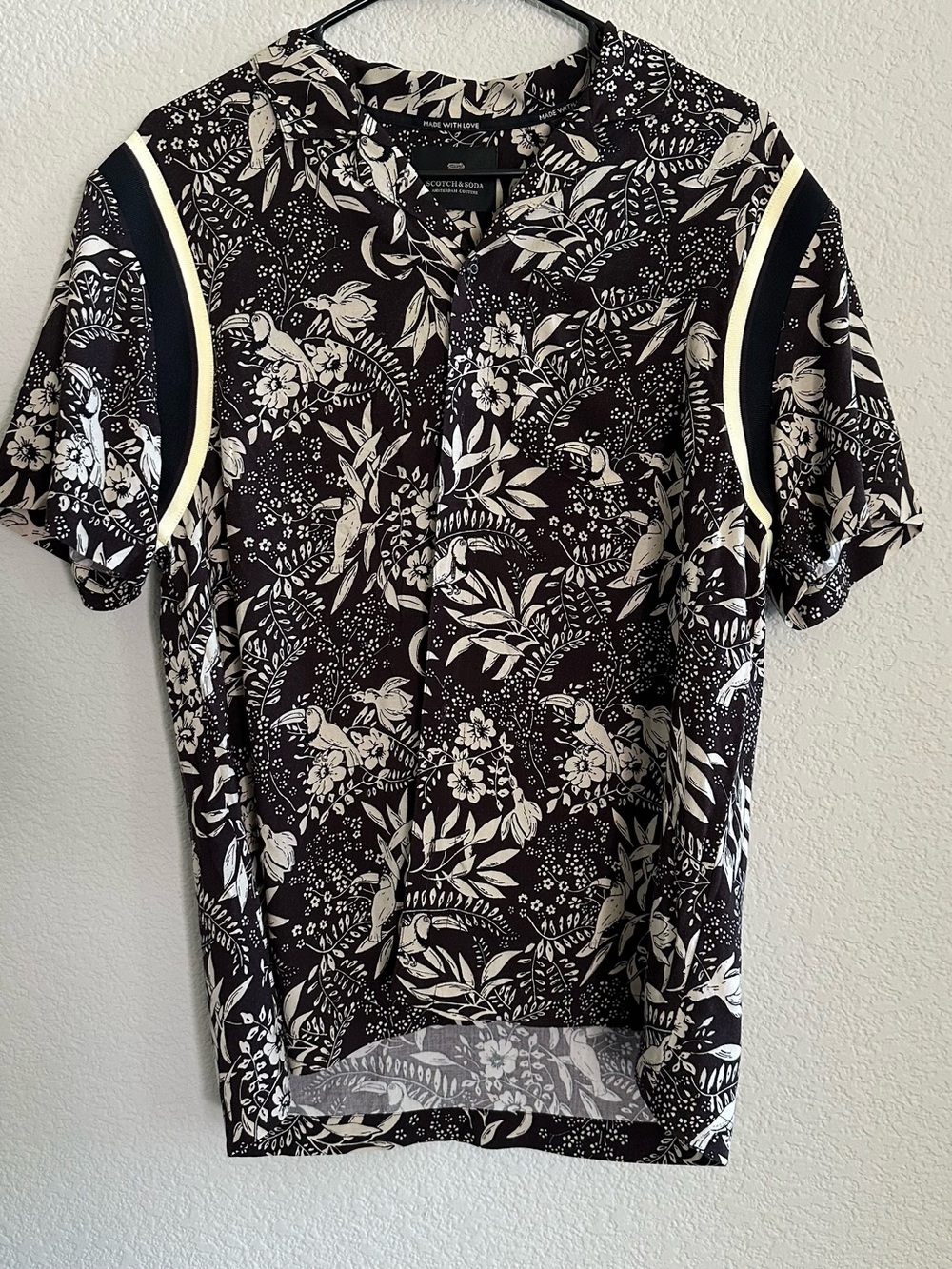 Scotch and Soda Island Getaway Floral Print button up